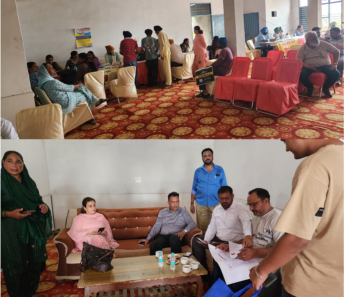Convenience camp organized in Jhanjedi village of Kharar under the campaign 'Aap Di Sarkar Aap De Duar'